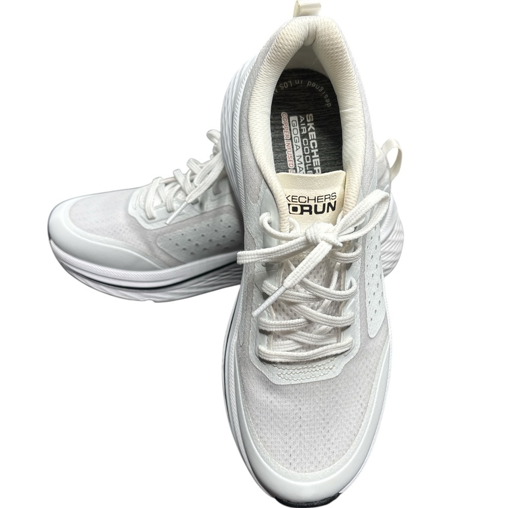 Skechers White Go Run Sneakers - Picture 6 of 11
